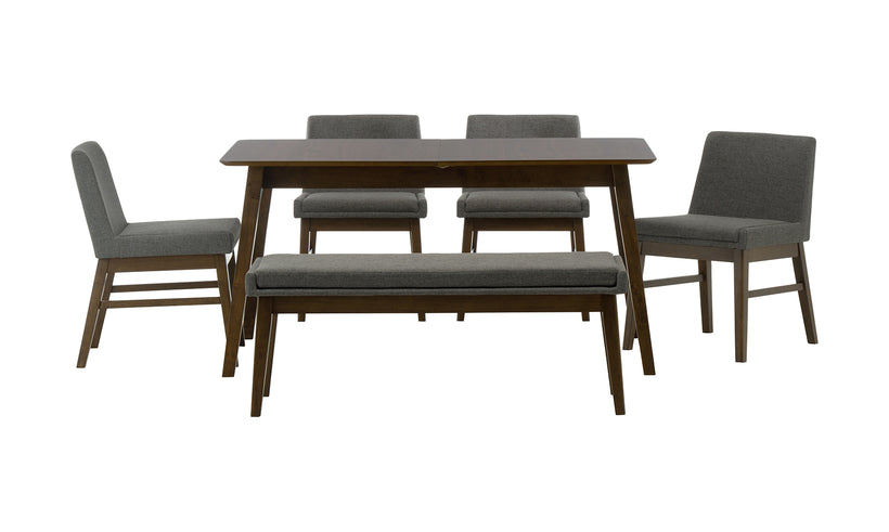 Space Savers Dining Table, Bench, and 4 Chairs